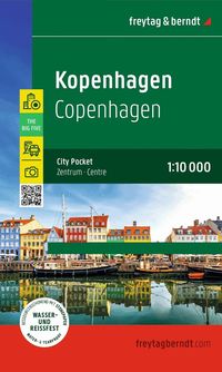 Omslaget till Copenhagen City Pocket Map av FREYTAG-BERNDT und ARTARIA KG och Freytag & Berndt