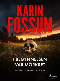 Omslaget till I begynnelsen var mörkret av Karin Fossum