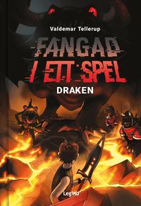 Omslaget till Fångad i ett spel. Draken av Valdemar Tellerup