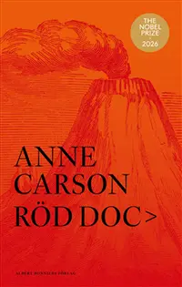 Omslaget till Röd doc> av Anne Carson