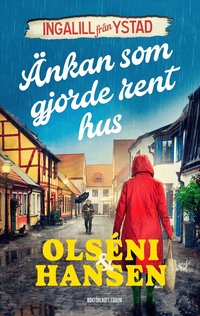 Omslaget till Änkan som gjorde rent hus av Christina Olséni och Micke Hansen