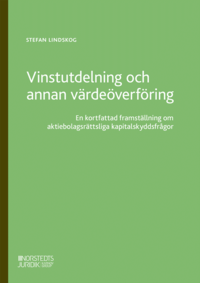 Omslaget till Vinstutdelning och annan värdeöverföring : En kortfattad framställning om a av Stefan Lindskog