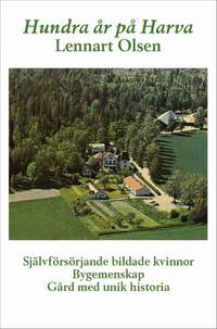 Omslaget till Hundra år på Harva av Lennart Olsen