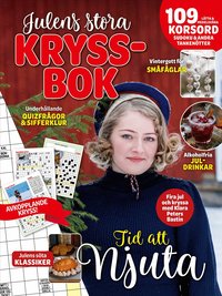 Omslaget till Julens stora kryssbok : 109 lätta och medelsvåra korsord, sudoku och andra tankenötter av Tankesport