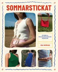 Omslaget till Sommarstickat : 20 enkla, roliga och soliga mönster av Ida Wirak