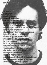 Omslaget till Geniet av Jesper Kouthoofd och Marcus Lundblad-Joons