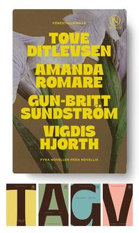 Omslaget till Föreställningar - fyra noveller av Amanda Romare, Gun-Britt Sundström och Tove Ditlevsen