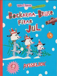 Omslaget till Bockarna Bruse firar jul : pysselbok av Bjørn F Rørvik och Gry Moursund