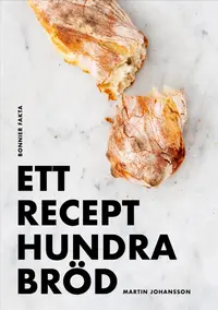 Omslaget till Ett recept, hundra bröd av Martin Johansson