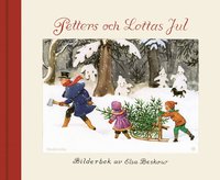 Omslaget till Petters och Lottas jul av Elsa Beskow