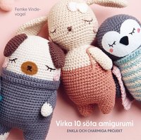 Omslaget till Virka 10 söta amigurumi av Femke Vindevogel