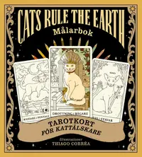 Omslaget till Cats Rule the Earth: målarbok av Catherine Davidson