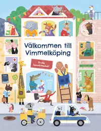 Omslaget till Välkommen till Vimmelköping av Sandra Kissling