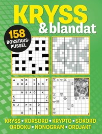 Omslaget till Kryss & blandat (grön) av Mikael Tegebjer