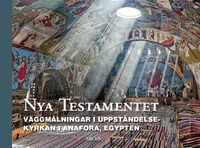 Omslaget till Nya Testamentet : väggmålningar i Uppståndelsekyrkan i Anafora, Egypten av Helena Nikkanen