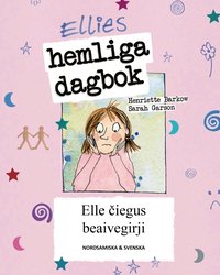 Omslaget till Ellies hemliga dagbok - nordsamiska och svenska av Henriette Barkow