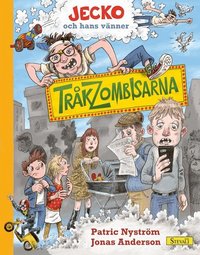 Omslaget till Jecko och hans vänner: Tråkzombisarna av Patric Nyström