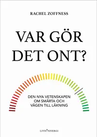 Omslaget till Var gör det ont? av Rachel Zoffness