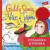 Omslaget till Vår i Sápmi - på sydsamiska & svenska av Elin Marakatt