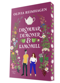 Omslaget till Drömmar, demoner & kamomill av Olivia Reimhagen