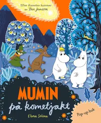 Omslaget till Mumin på kometjakt av Elanor Best